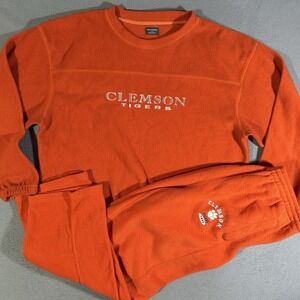 Vintage Clemson Tigers 2pc. Sweatshirt XL Sweatpants Large Men's Large NCAA 90s